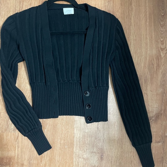 Aritzia Sweaters - Aritzia Wilfred Plunge Front Cardigan